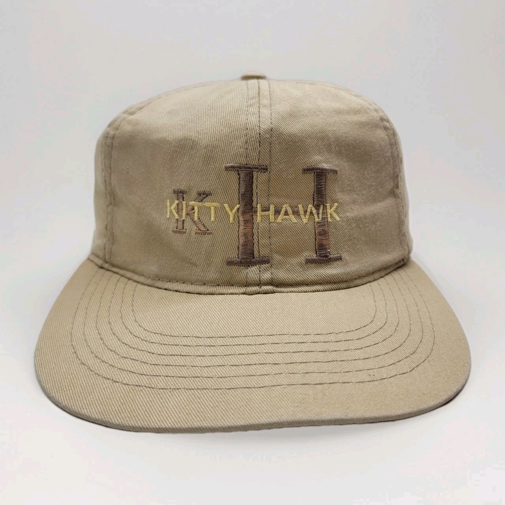 Vintage Kitty Hawk Hat Outer Banks Beach Embroidered Unstructered Snapback Cap